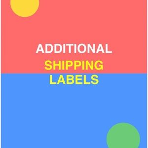 Colorful Additional Shipping Labels flyer
